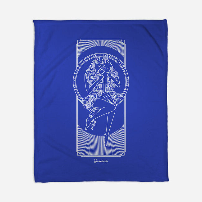 Dynamic Gemini-None-Fleece-Blanket-MaxoArt