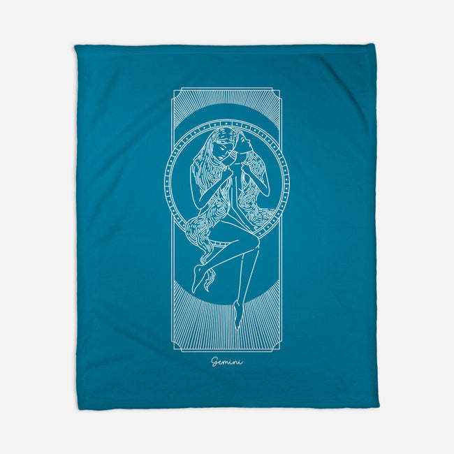 Dynamic Gemini-None-Fleece-Blanket-MaxoArt