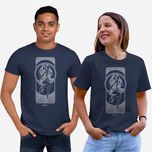 Dynamic Gemini-Unisex-Basic-Tee-MaxoArt