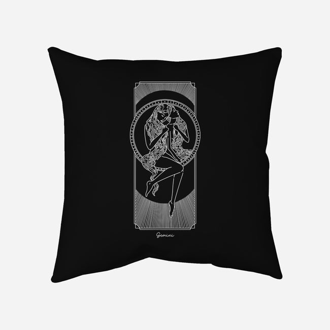 Dynamic Gemini-None-Removable Cover w Insert-Throw Pillow-MaxoArt