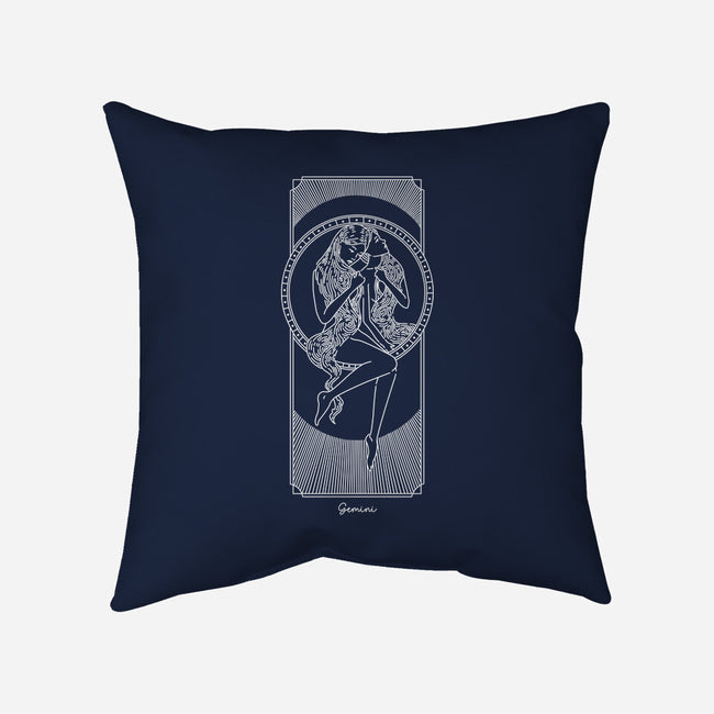 Dynamic Gemini-None-Removable Cover w Insert-Throw Pillow-MaxoArt