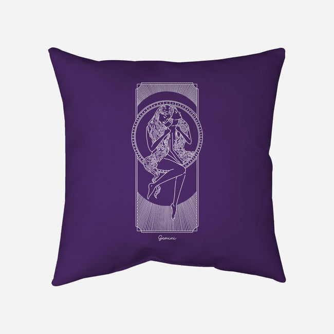 Dynamic Gemini-None-Removable Cover w Insert-Throw Pillow-MaxoArt