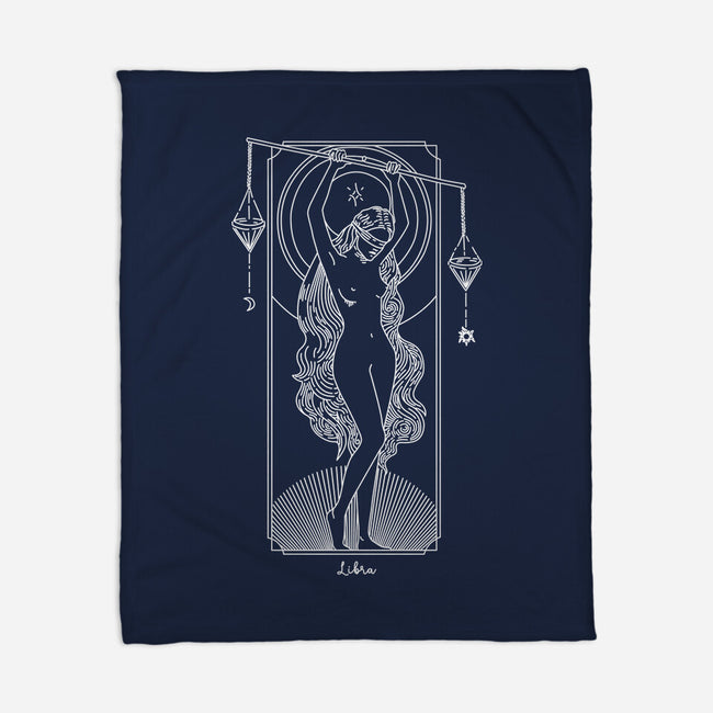 Harmonious Libra-None-Fleece-Blanket-MaxoArt