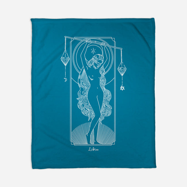 Harmonious Libra-None-Fleece-Blanket-MaxoArt