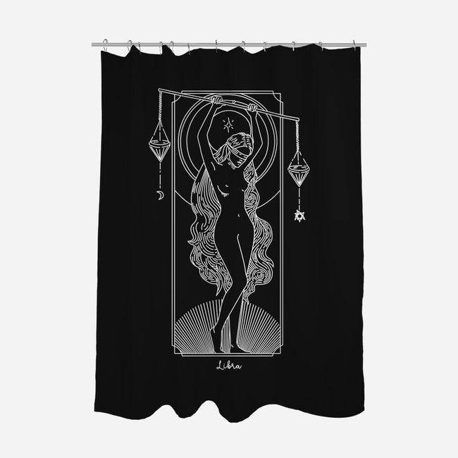 Harmonious Libra-None-Polyester-Shower Curtain-MaxoArt