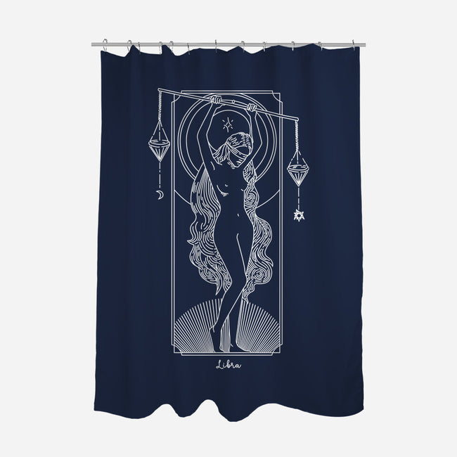 Harmonious Libra-None-Polyester-Shower Curtain-MaxoArt