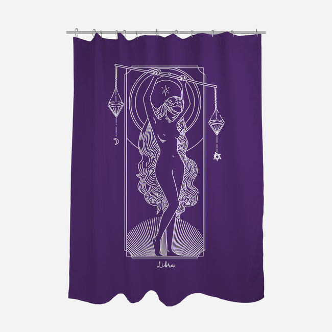 Harmonious Libra-None-Polyester-Shower Curtain-MaxoArt