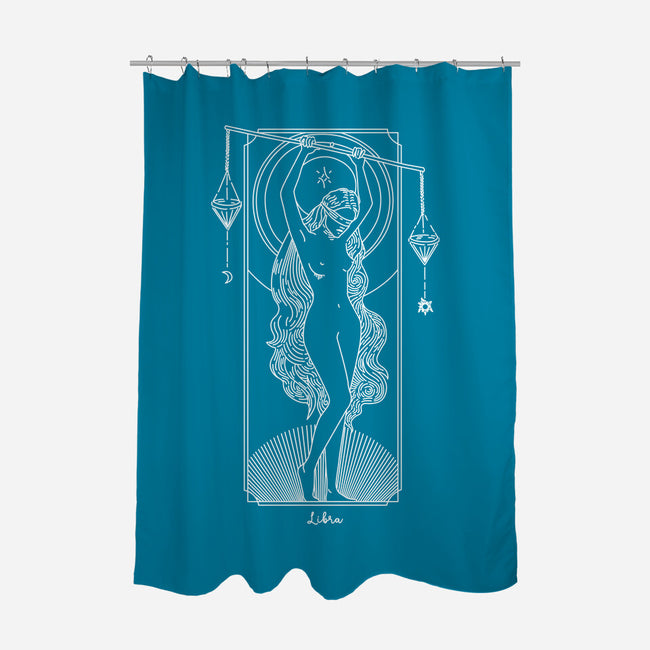 Harmonious Libra-None-Polyester-Shower Curtain-MaxoArt