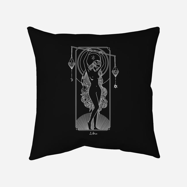 Harmonious Libra-None-Removable Cover w Insert-Throw Pillow-MaxoArt