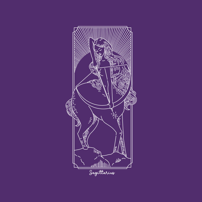 Adventurous Sagittarius-None-Glossy-Sticker-MaxoArt