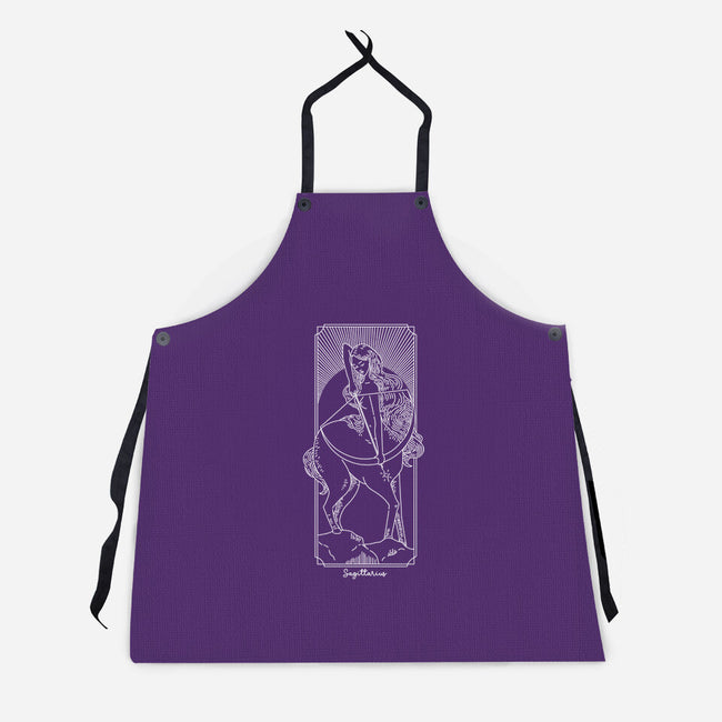 Adventurous Sagittarius-Unisex-Kitchen-Apron-MaxoArt