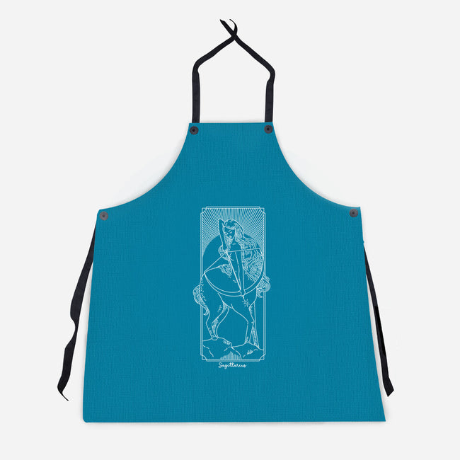 Adventurous Sagittarius-Unisex-Kitchen-Apron-MaxoArt