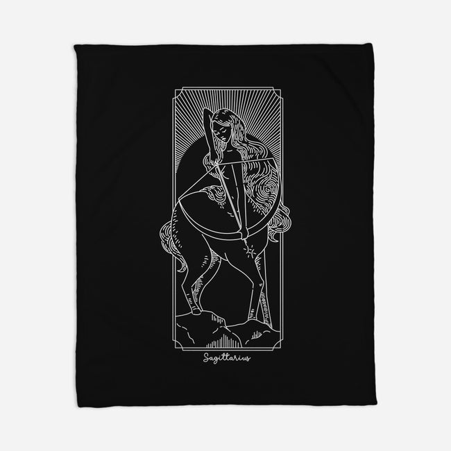 Adventurous Sagittarius-None-Fleece-Blanket-MaxoArt