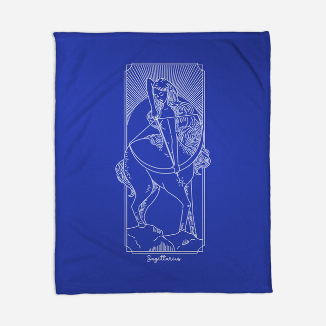 Adventurous Sagittarius-None-Fleece-Blanket-MaxoArt