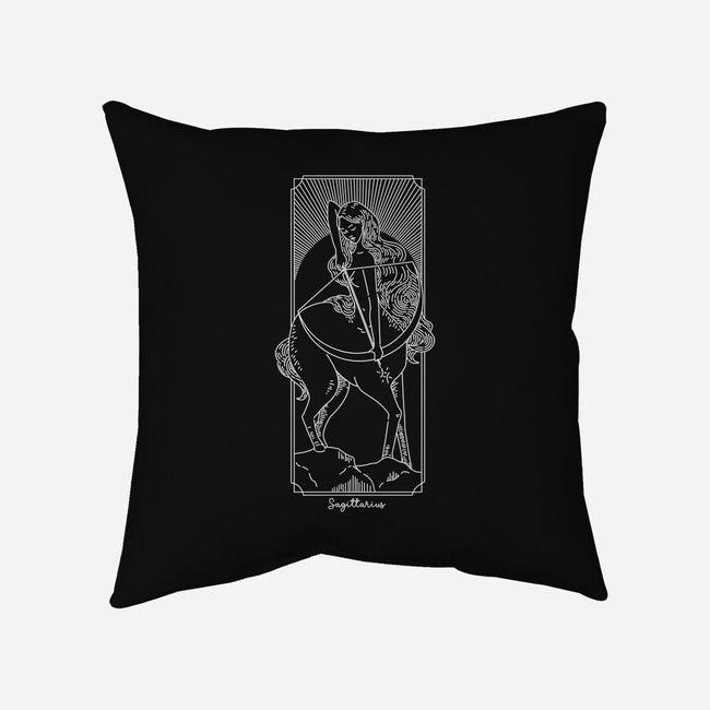 Adventurous Sagittarius-None-Removable Cover w Insert-Throw Pillow-MaxoArt
