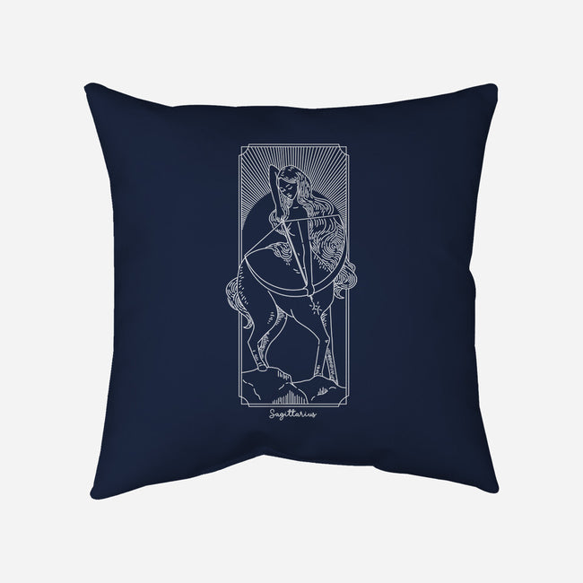 Adventurous Sagittarius-None-Removable Cover w Insert-Throw Pillow-MaxoArt