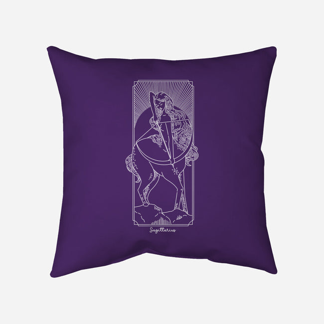 Adventurous Sagittarius-None-Removable Cover w Insert-Throw Pillow-MaxoArt