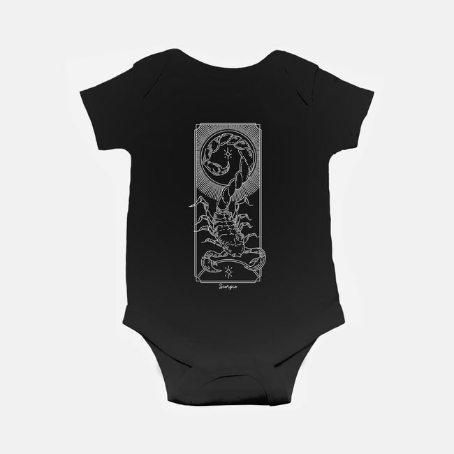 Powerful Scorpio-Baby-Basic-Onesie-MaxoArt