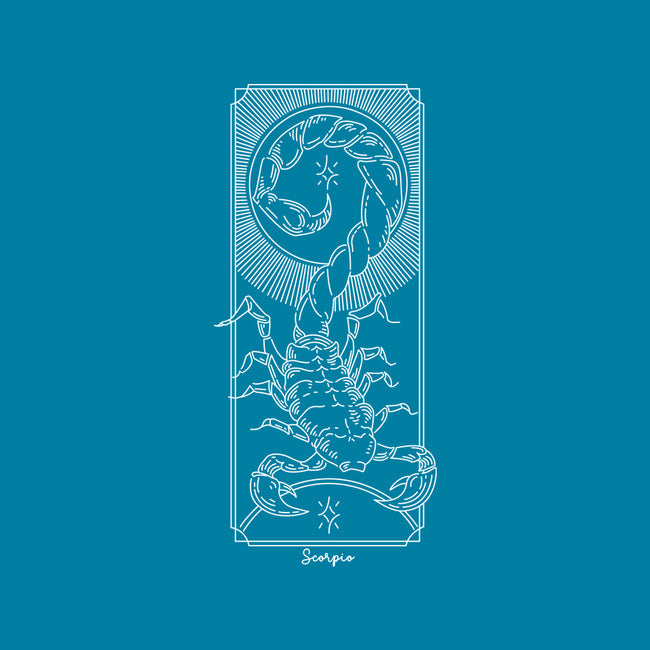 Powerful Scorpio-None-Polyester-Shower Curtain-MaxoArt