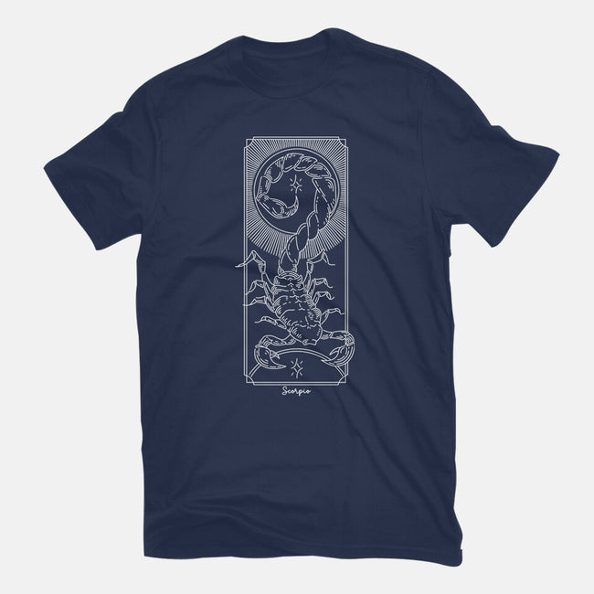 Powerful Scorpio-Mens-Basic-Tee-MaxoArt