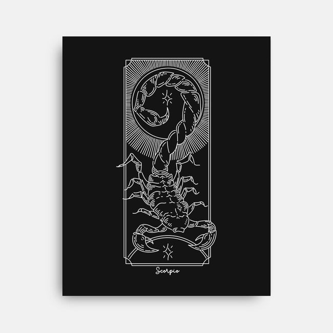 Powerful Scorpio-None-Stretched-Canvas-MaxoArt