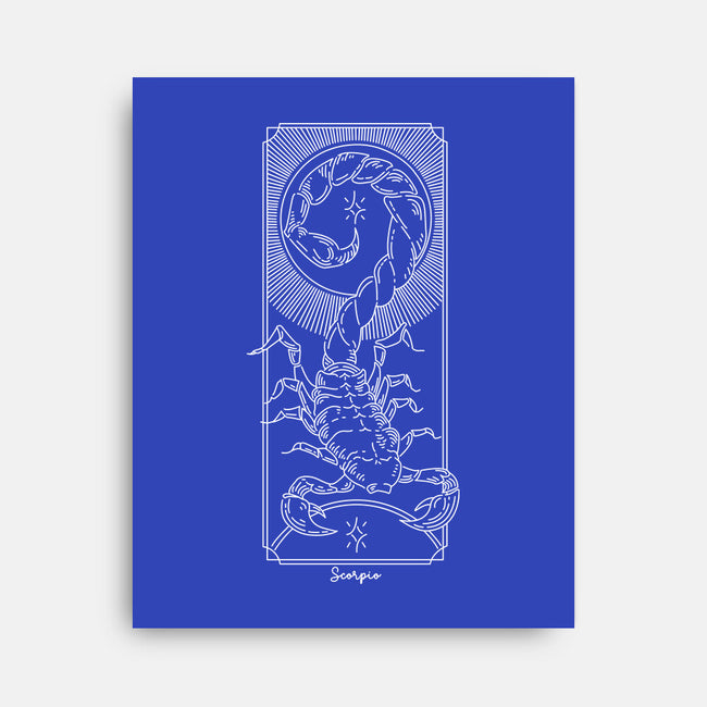 Powerful Scorpio-None-Stretched-Canvas-MaxoArt