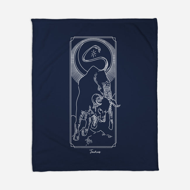 Powerful Taurus-None-Fleece-Blanket-MaxoArt