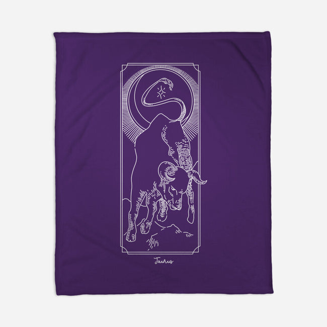 Powerful Taurus-None-Fleece-Blanket-MaxoArt