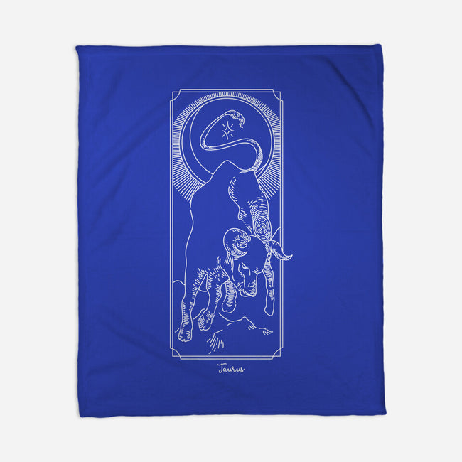Powerful Taurus-None-Fleece-Blanket-MaxoArt