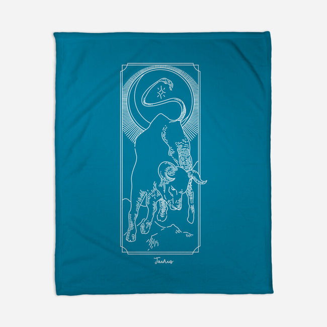 Powerful Taurus-None-Fleece-Blanket-MaxoArt