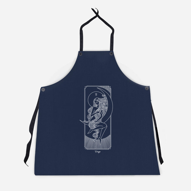Graceful Virgo-Unisex-Kitchen-Apron-MaxoArt
