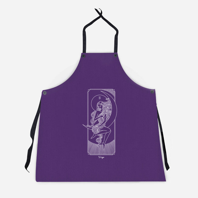 Graceful Virgo-Unisex-Kitchen-Apron-MaxoArt