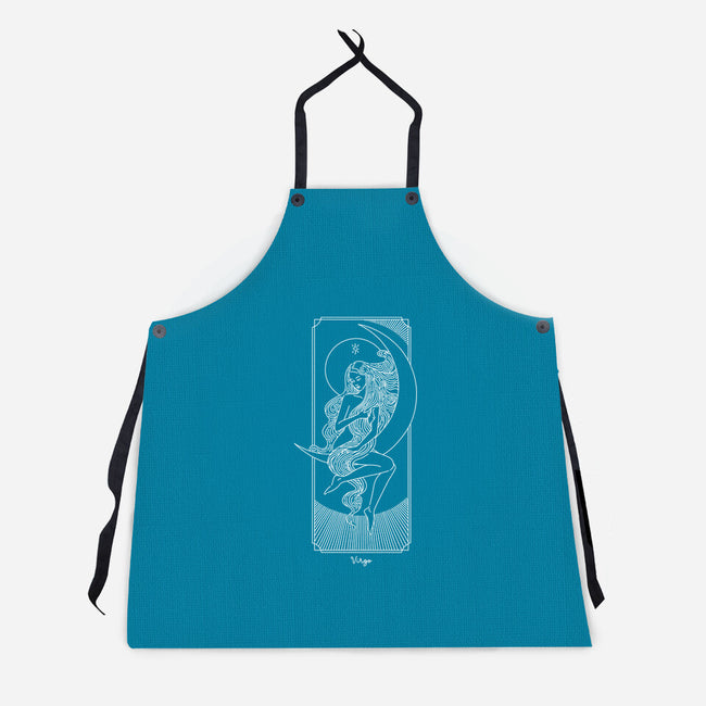 Graceful Virgo-Unisex-Kitchen-Apron-MaxoArt