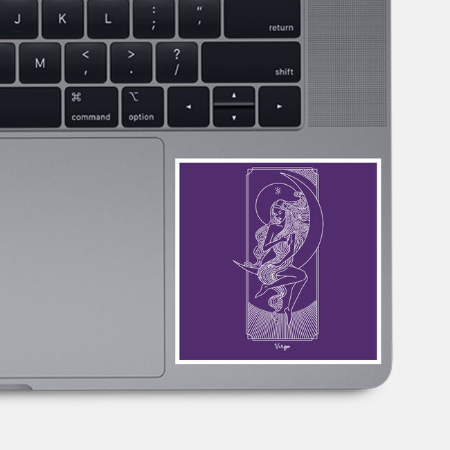 Graceful Virgo-None-Glossy-Sticker-MaxoArt