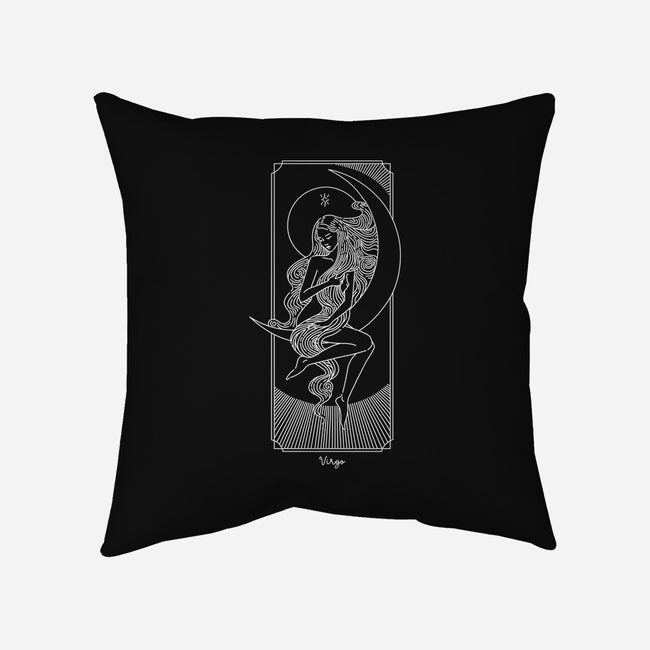 Graceful Virgo-None-Removable Cover w Insert-Throw Pillow-MaxoArt