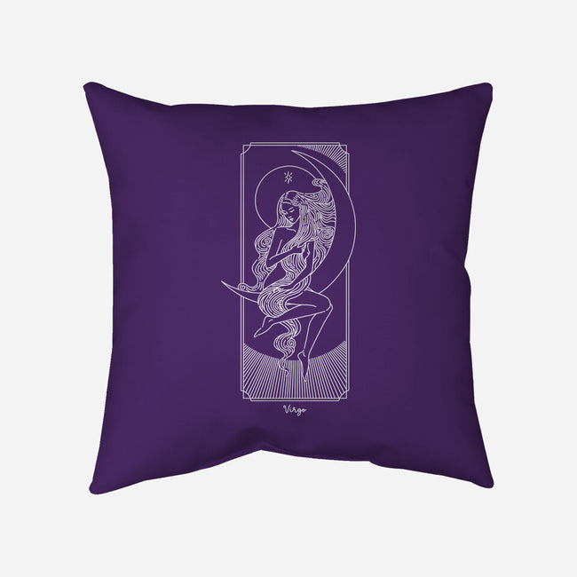 Graceful Virgo-None-Removable Cover w Insert-Throw Pillow-MaxoArt