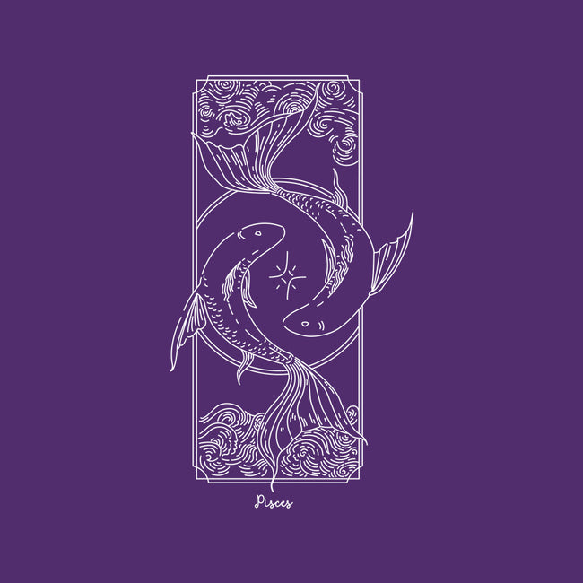 Dual Pisces-Womens-Basic-Tee-MaxoArt