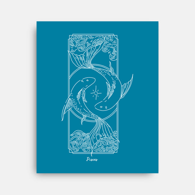 Dual Pisces-None-Stretched-Canvas-MaxoArt