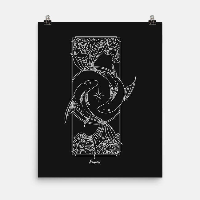 Dual Pisces-None-Matte-Poster-MaxoArt