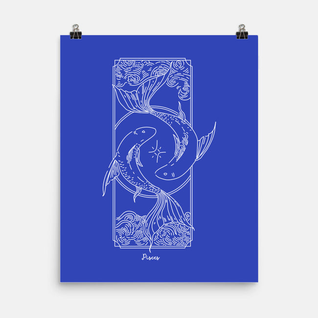 Dual Pisces-None-Matte-Poster-MaxoArt