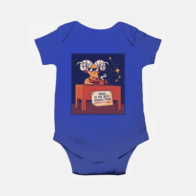 Aries The Best Sign-Baby-Basic-Onesie-raffaus