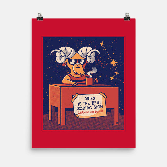 Aries The Best Sign-None-Matte-Poster-raffaus