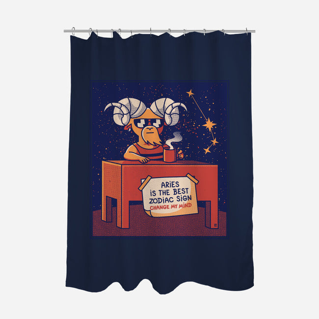 Aries The Best Sign-None-Polyester-Shower Curtain-raffaus