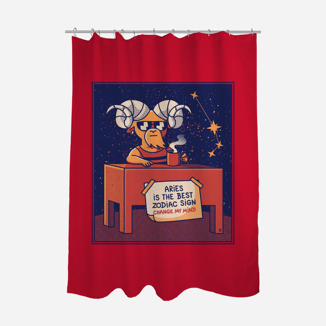 Aries The Best Sign-None-Polyester-Shower Curtain-raffaus