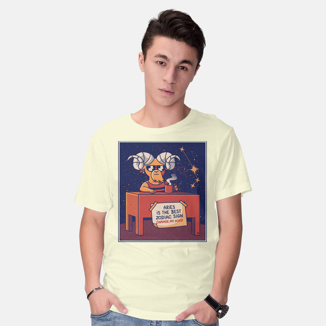Aries The Best Sign-Mens-Basic-Tee-raffaus