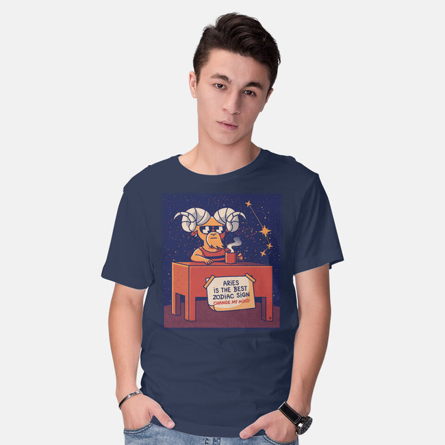 Aries The Best Sign-Mens-Basic-Tee-raffaus
