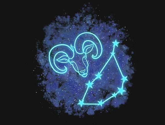 Capricorn Neon Constellation