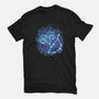 Capricorn Neon Constellation-Mens-Basic-Tee-nickzzarto