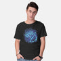 Capricorn Neon Constellation-Mens-Basic-Tee-nickzzarto