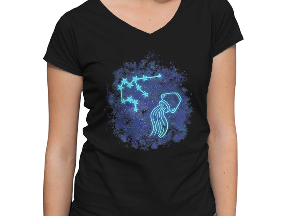 Aquarius Neon Constellation